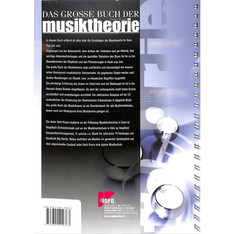Das große Buch der Musiktheorie inkl. CD, H. Kraus