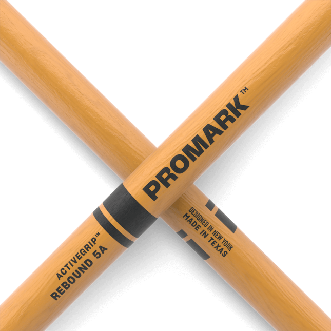 Promark R5AAGC Drumsticks 5A Rebound Active Grip Clear unbehandelt