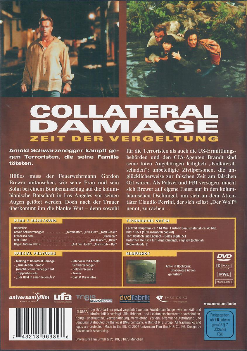 DVD Collateral Damage - Zeit der Vergeltung