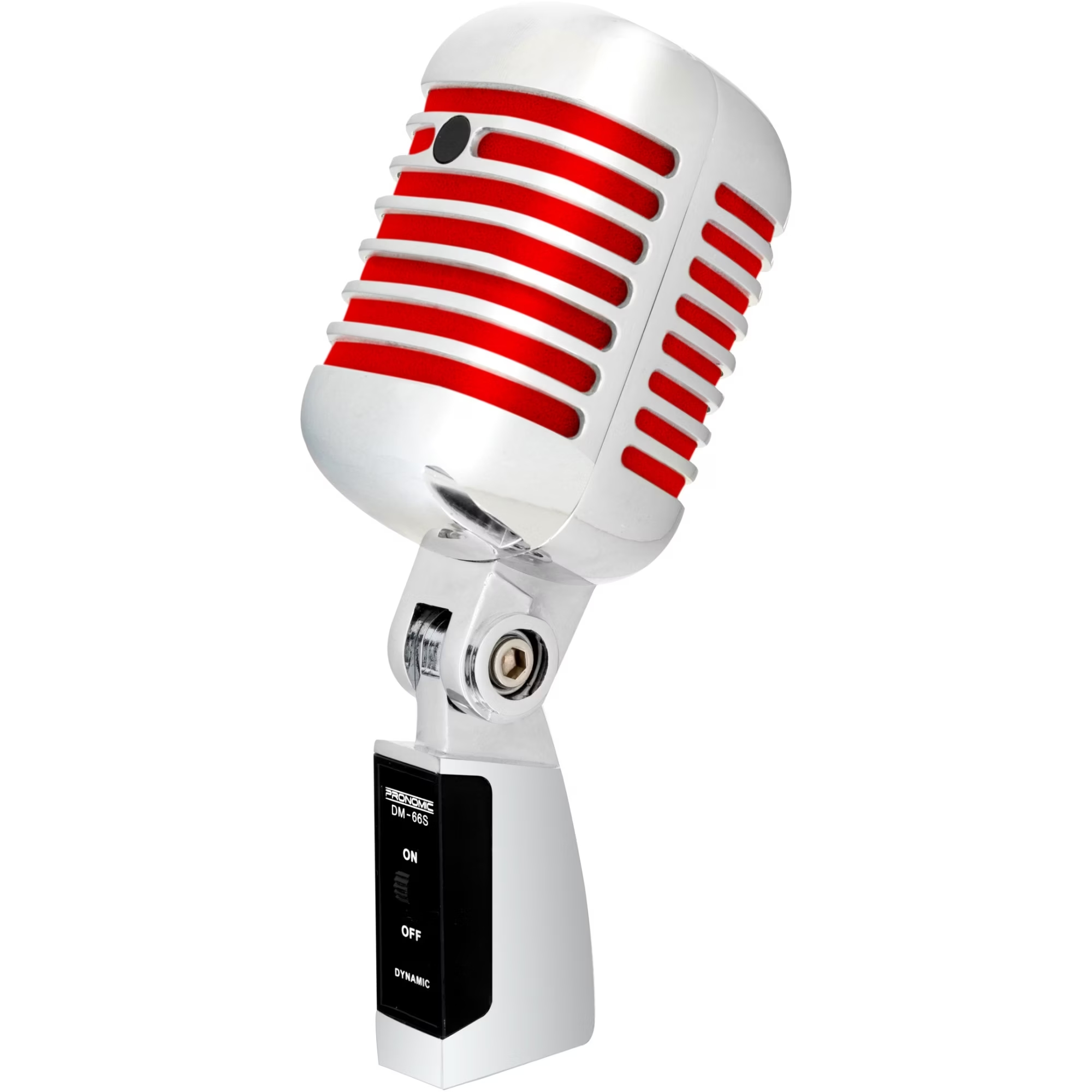 Pronomic DM66R Retro Style Mikrophon, dynamisch Rot