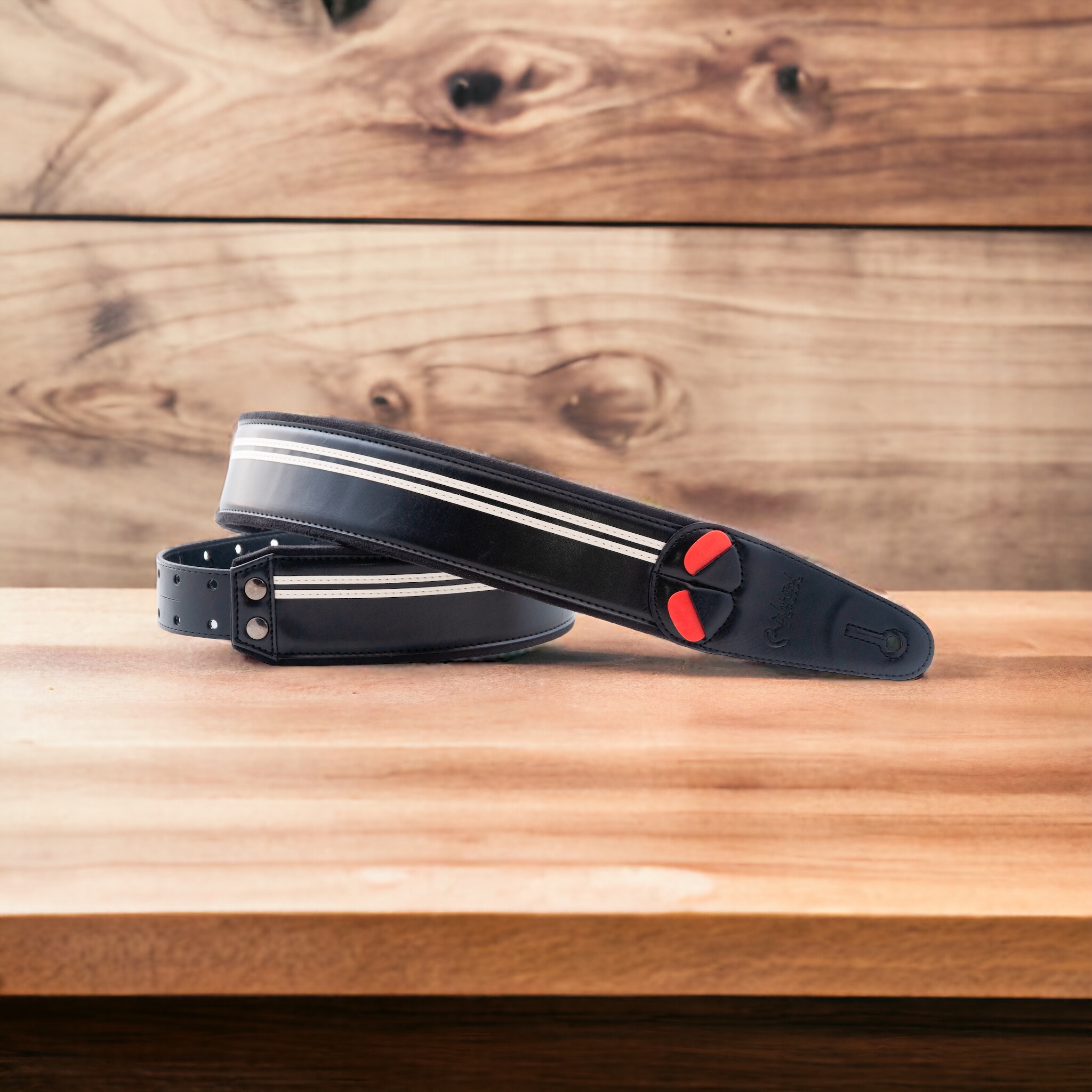 RightOn! Gitarrengurt Mojo Race 60 in schwarz