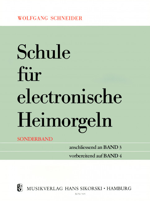 Schule für E-Orgel Sonderband gebraucht