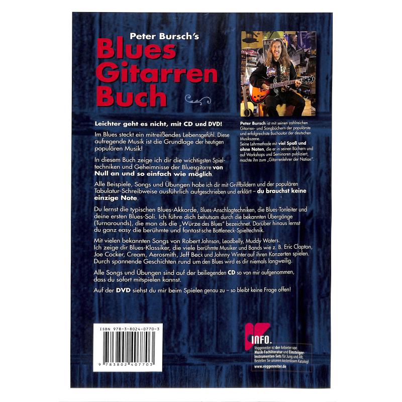 Blues Gitarrenbuch - P. Bursch inkl. CD