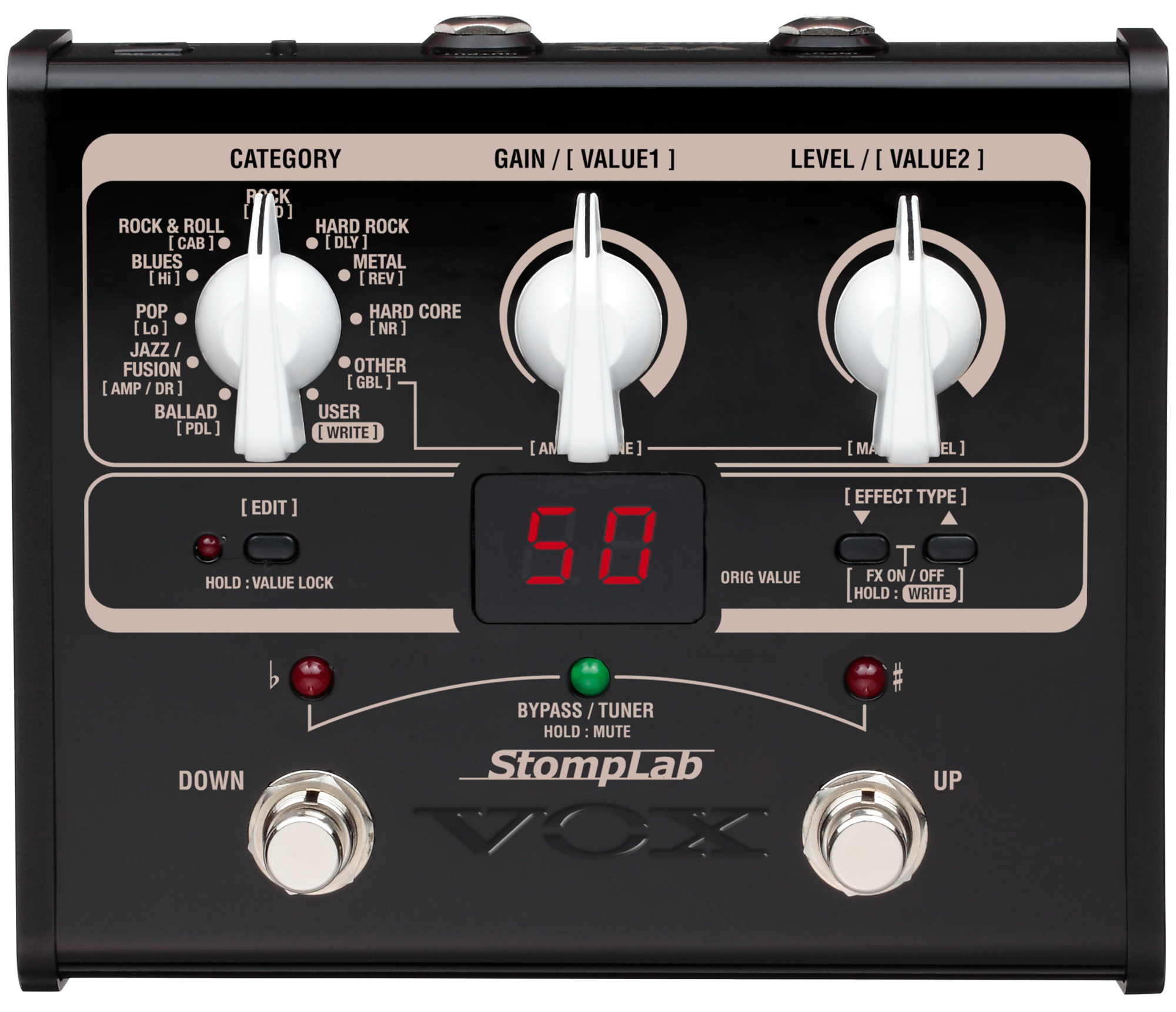 VOX Stomp Lab Gitarrenprozessor Multieffekt