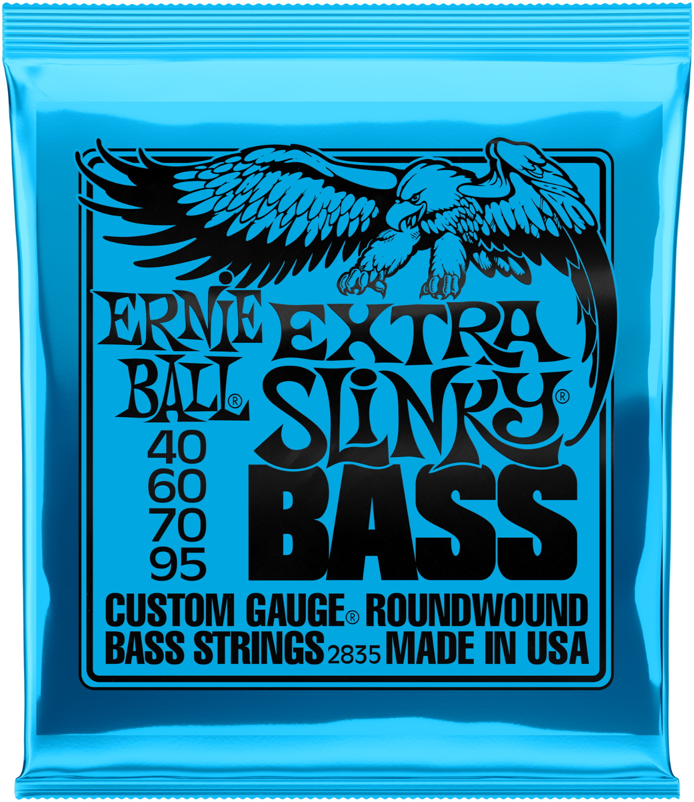 Ernie Ball 2835 Extra SlinkySatz Saitenfür E-Bass