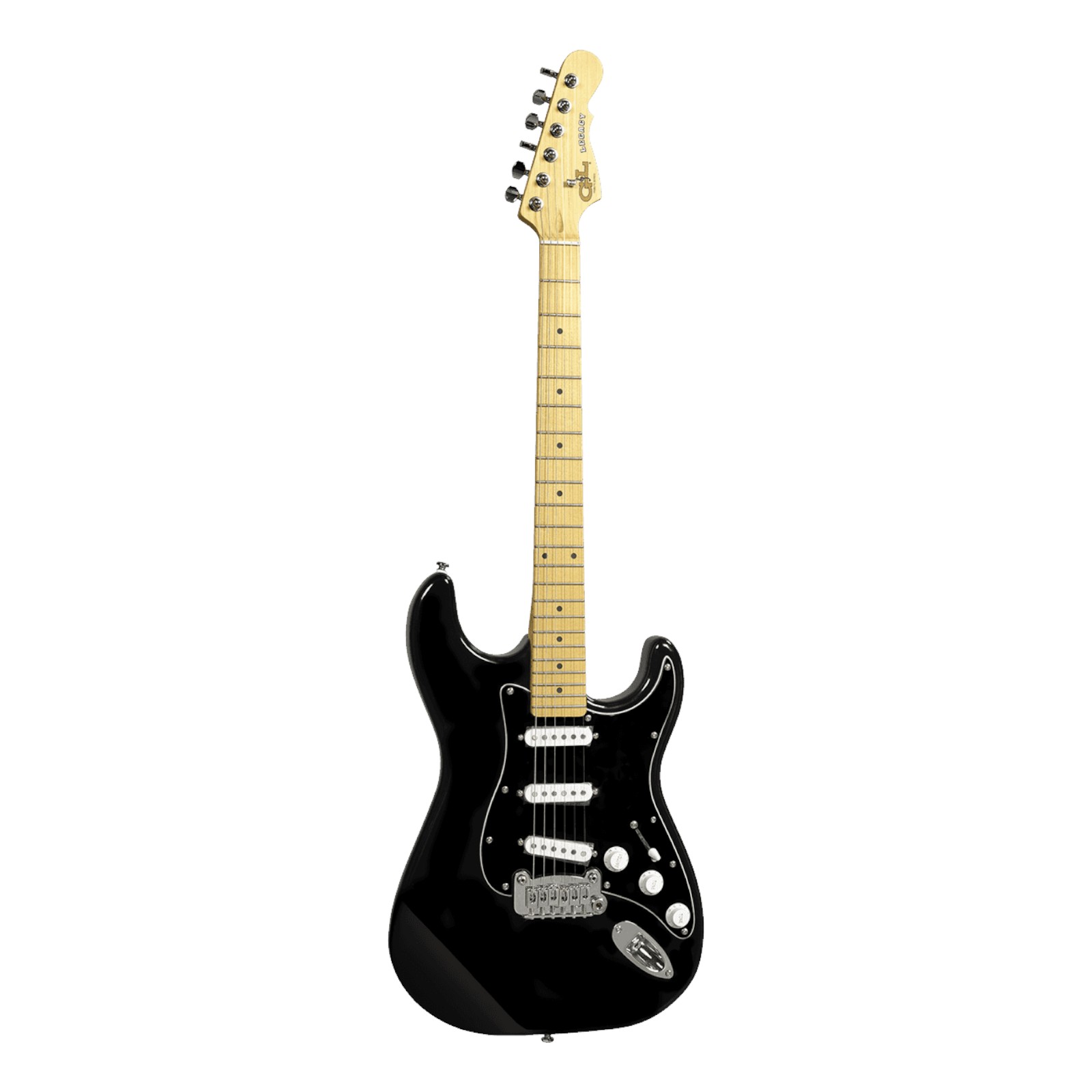 G&L Tribute Legacy BK, MP Stratocaster inkl. Softcase, schwarz