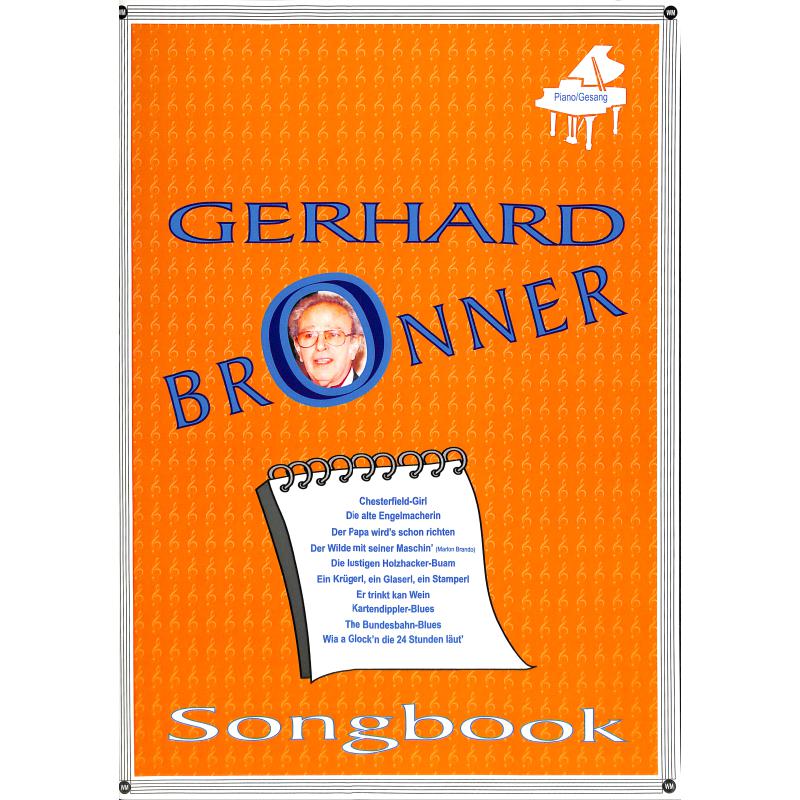 Songbook Gerhard Bronner Piano/Gesang