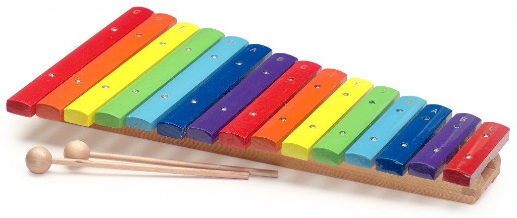Stagg XYLOJ15RB - Holz-Xylophon bunt