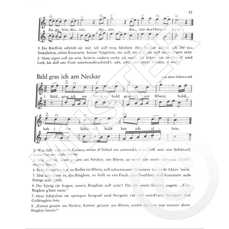 Schott Noten "Lied und Tanz" für 1&2 Altblockflöten