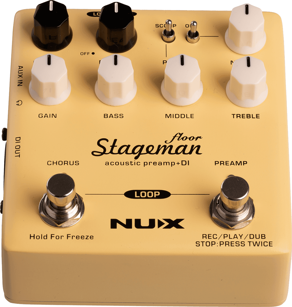 NUX NAP5 Stageman Floor Acoustic PreAmp + DI