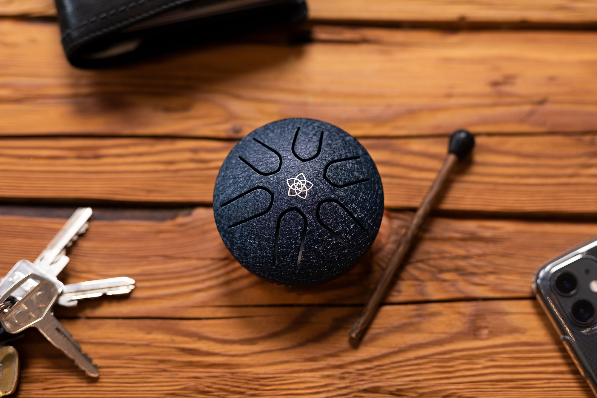 MEINL PSTD 2 NBVF Pocket Steel Tongue Drum navy blau
