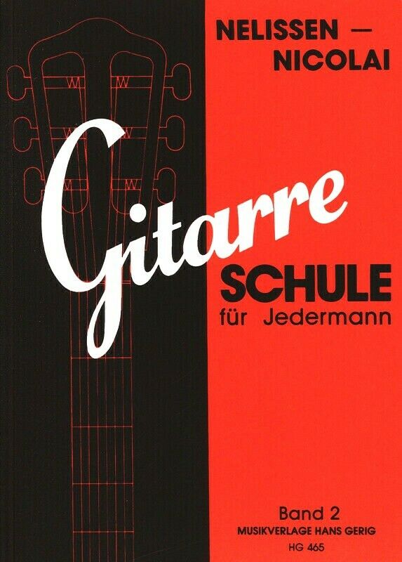 Gitarrenschule für Jedermann Band 2 Nelissen Nicolai