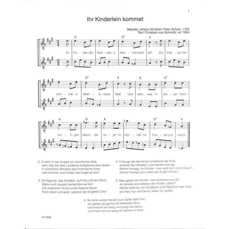 Fridolins Weihnachtsalbum (f. 1-2 Git.), H. J. Teschner