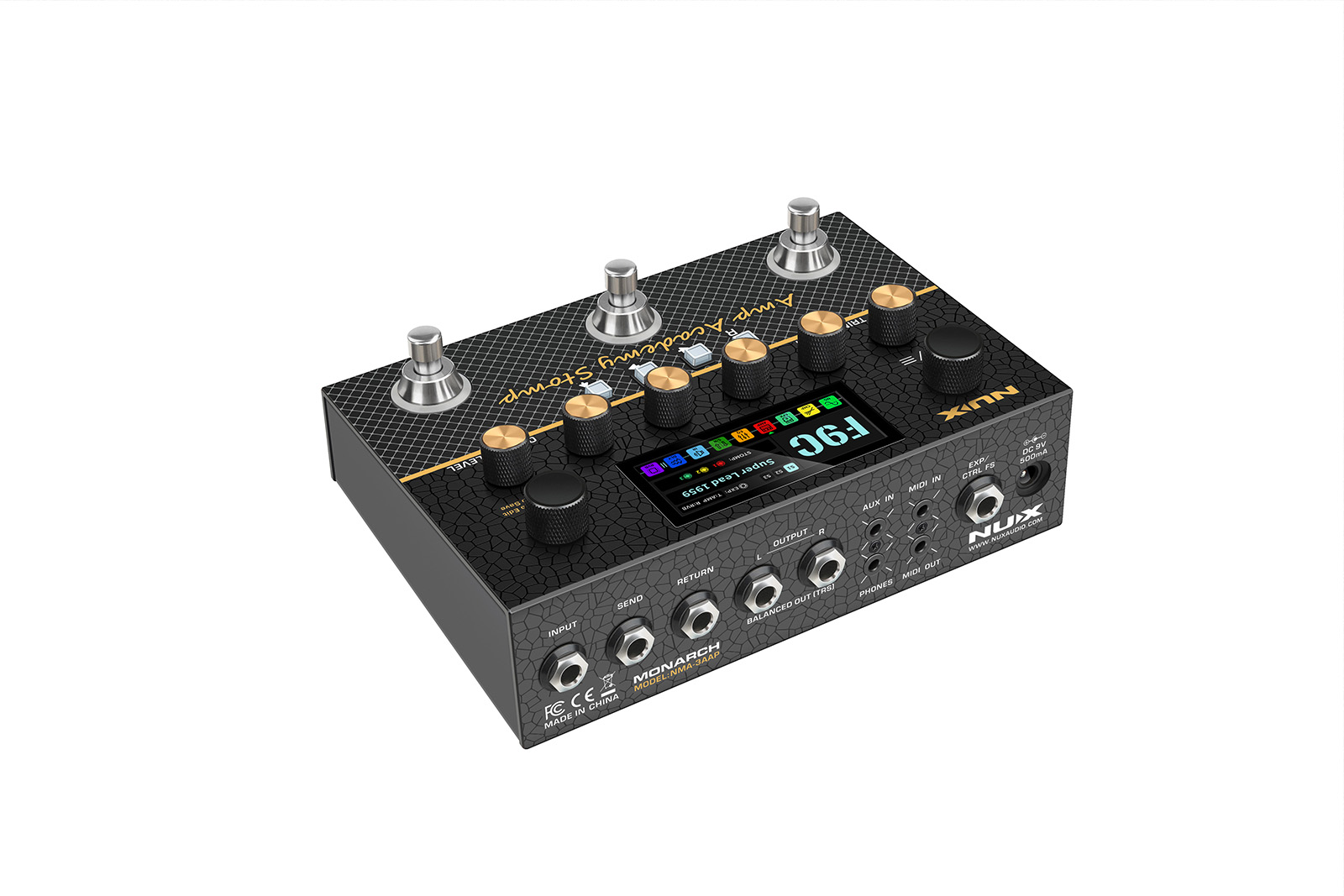 NUX Amp Academy Stomp Preamp und Power Amp Konfiguration