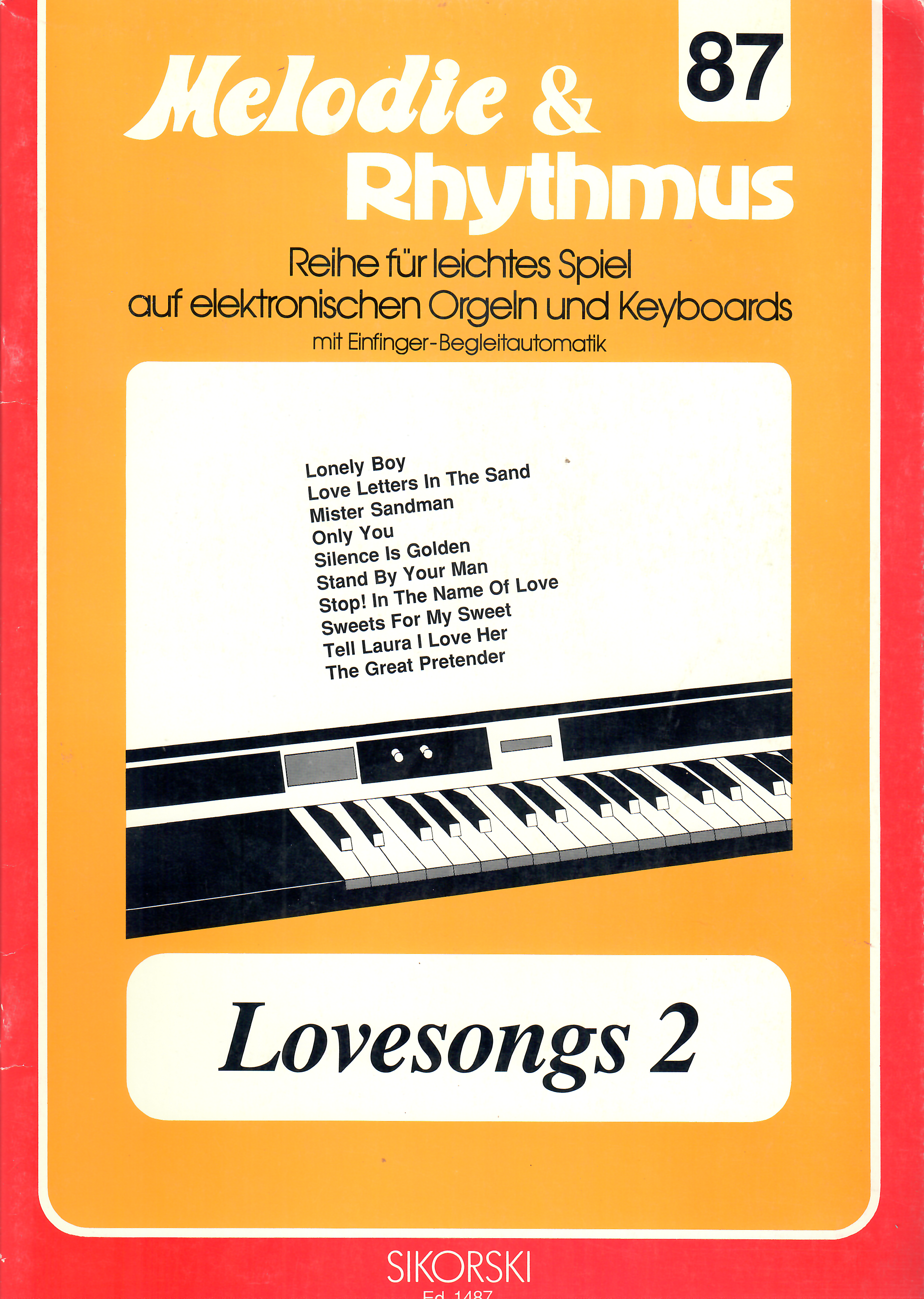 Melodie & Rhythmus Bd. 87 - Lovesongs 2
