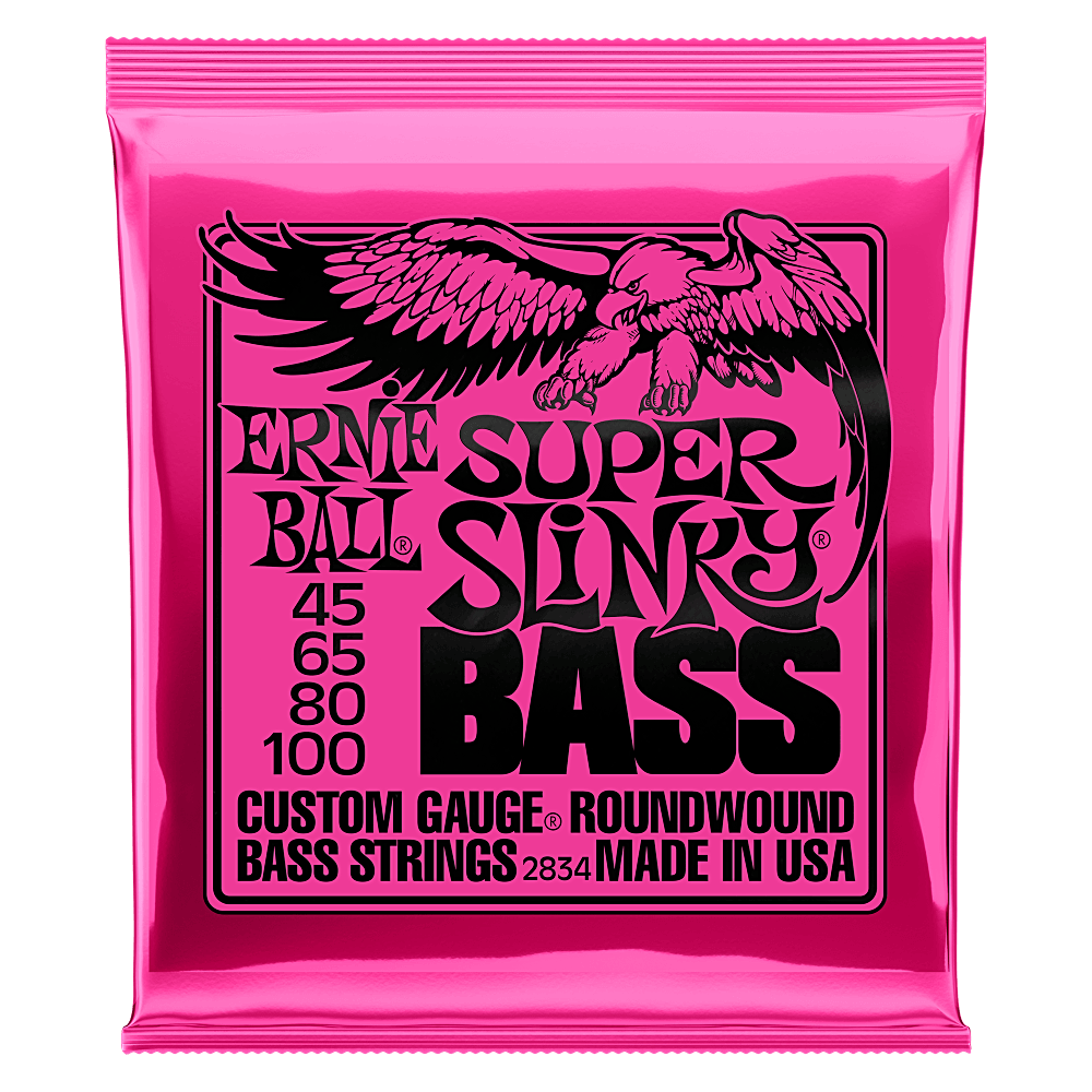 Ernie Ball 2834 Super Slinky Satz Saiten für E-Bass