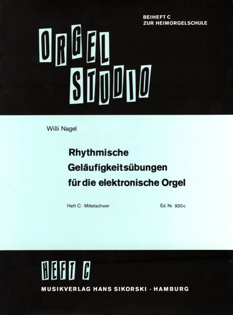 Orgel Studio für E-Orgel Heft C Mittelschwer gebraucht