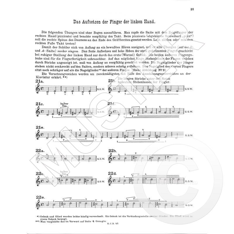 Praktische Violinschule Band 1 Heft 1