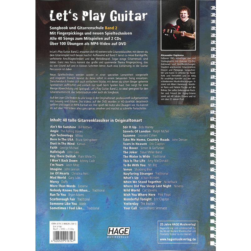 Let´s Play Guitar Band 2 + DVD + 2 CD