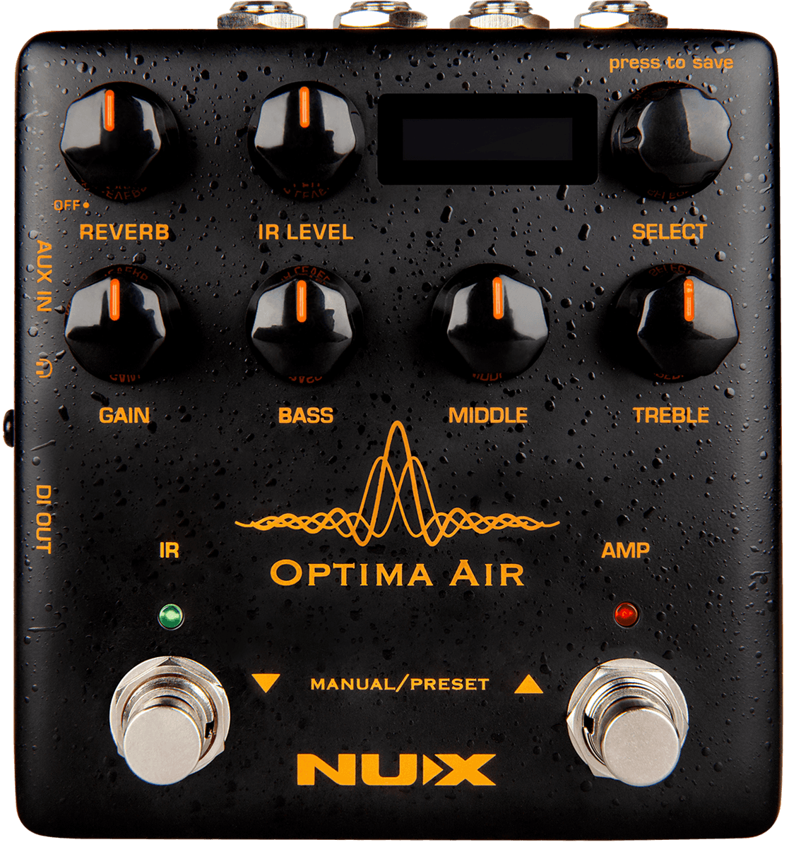 NUX NAI5 Optima Air - Akustikgitarrensimulator für Akustik- und E-Gitarren