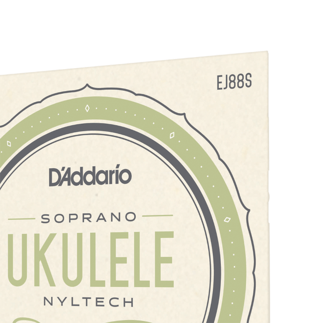 Daddario EJ 88 S Satz Saiten für Sopran-Ukulele Nyltech