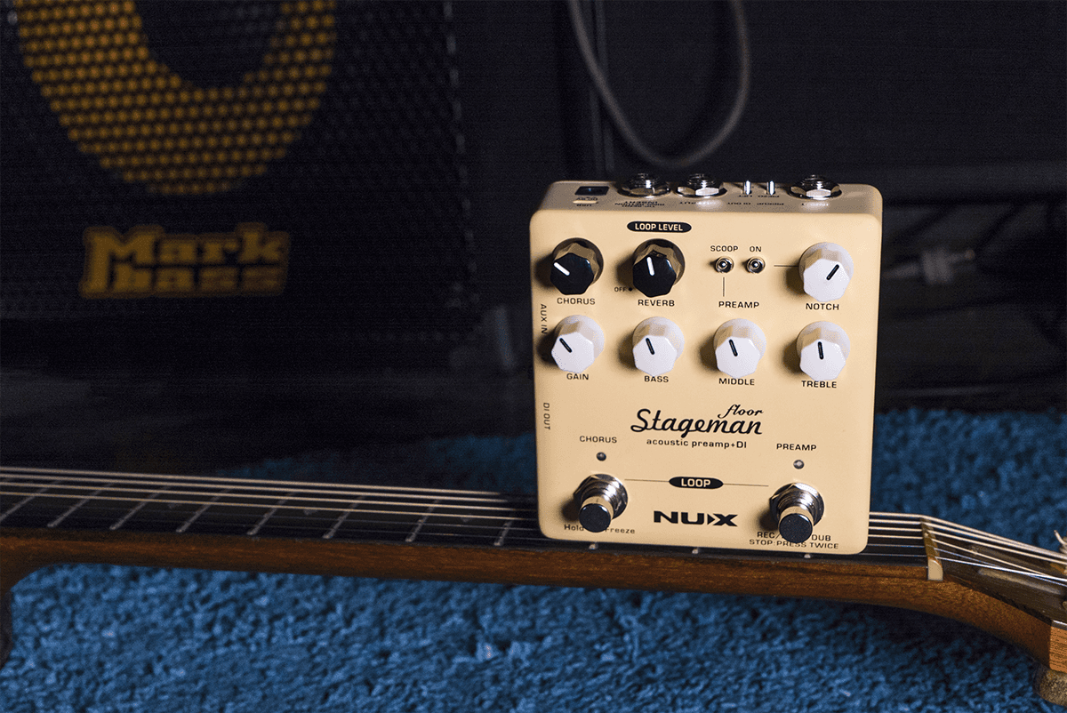 NUX NAP5 Stageman Floor Acoustic PreAmp + DI