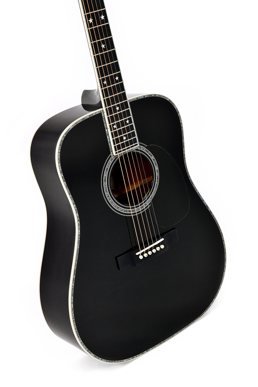 Sigma DT42 Nashville Westerngitarre schwarz, inkl. Softcase