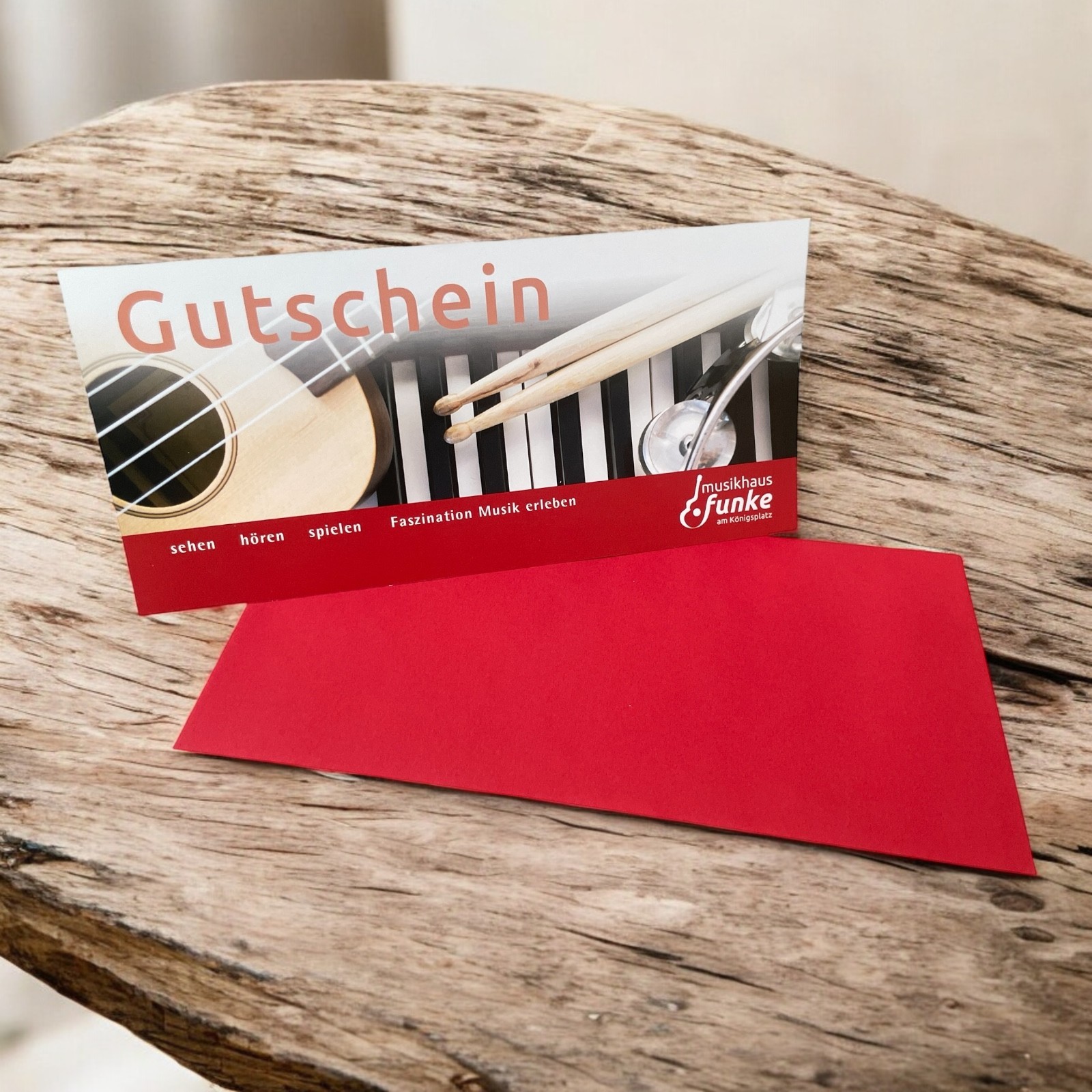 Geschenkgutschein Musikhaus Funke (Papierform)