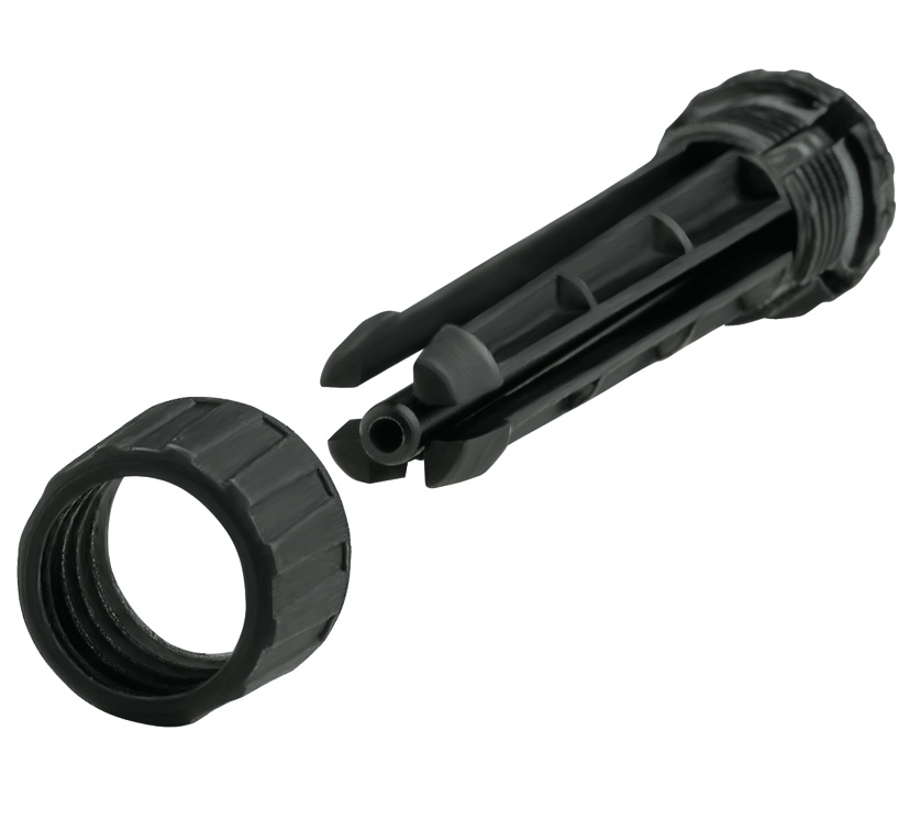 K&M 15252 Flötenständer für Alt- und Tenorblockflöten 9 mm, 4-Fuß Ständer