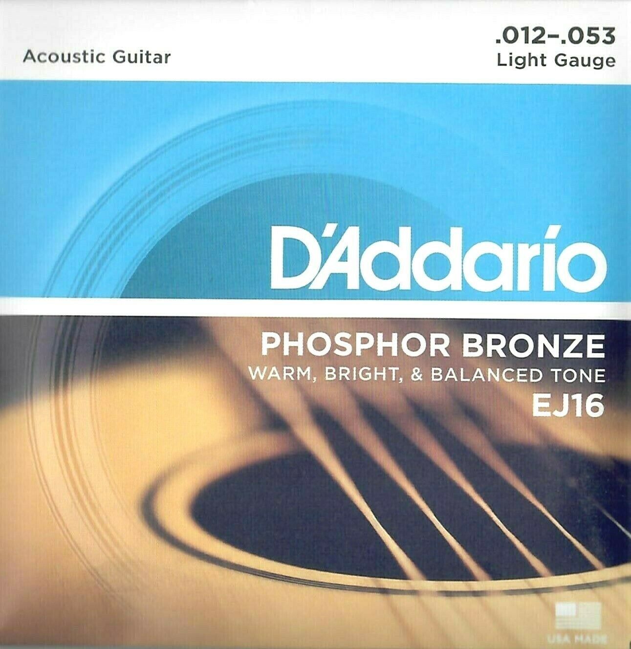 D'Addario EJ16 - Satz Saiten für Westerngitarre 012-053