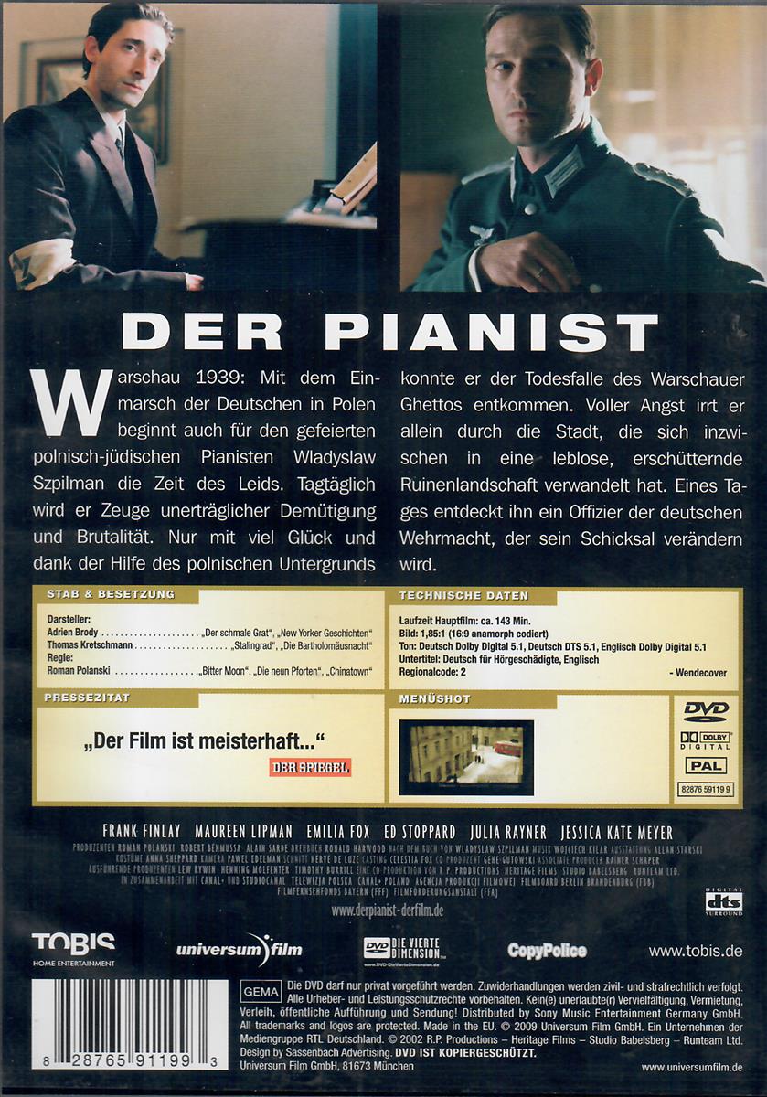 DVD Der Pianist