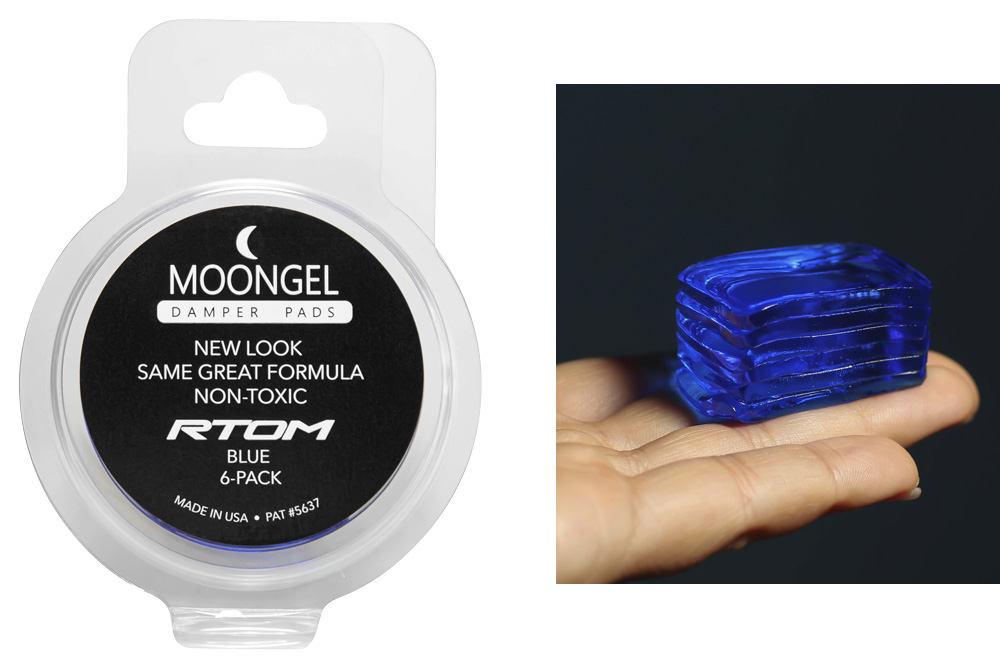 RTOM Moongel Oberton-Dämpfer Pads, 6 Stück/Pckg.