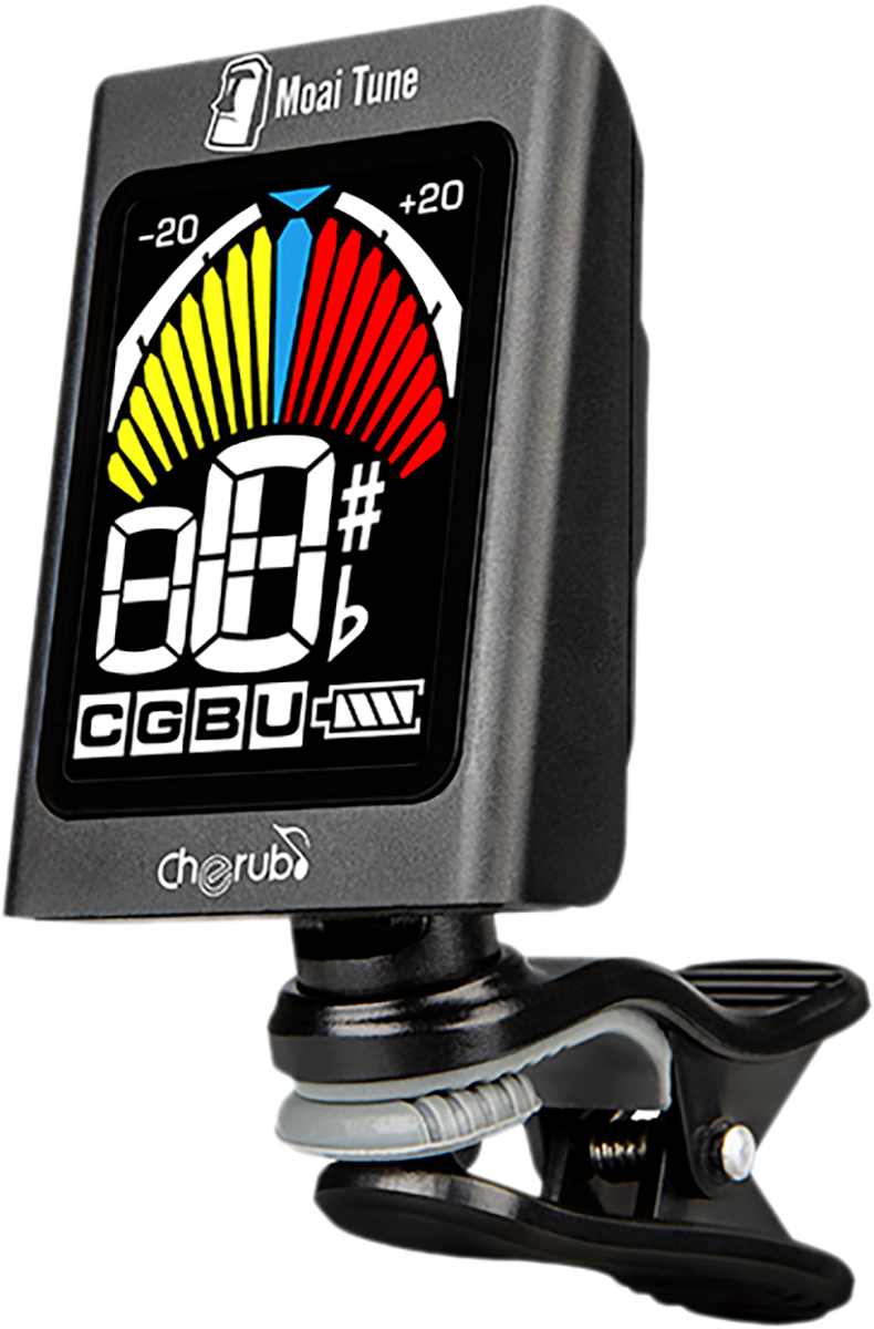 Cherub WST680 Moai Clip-On-Tuner inkl. Plektrumhalterung