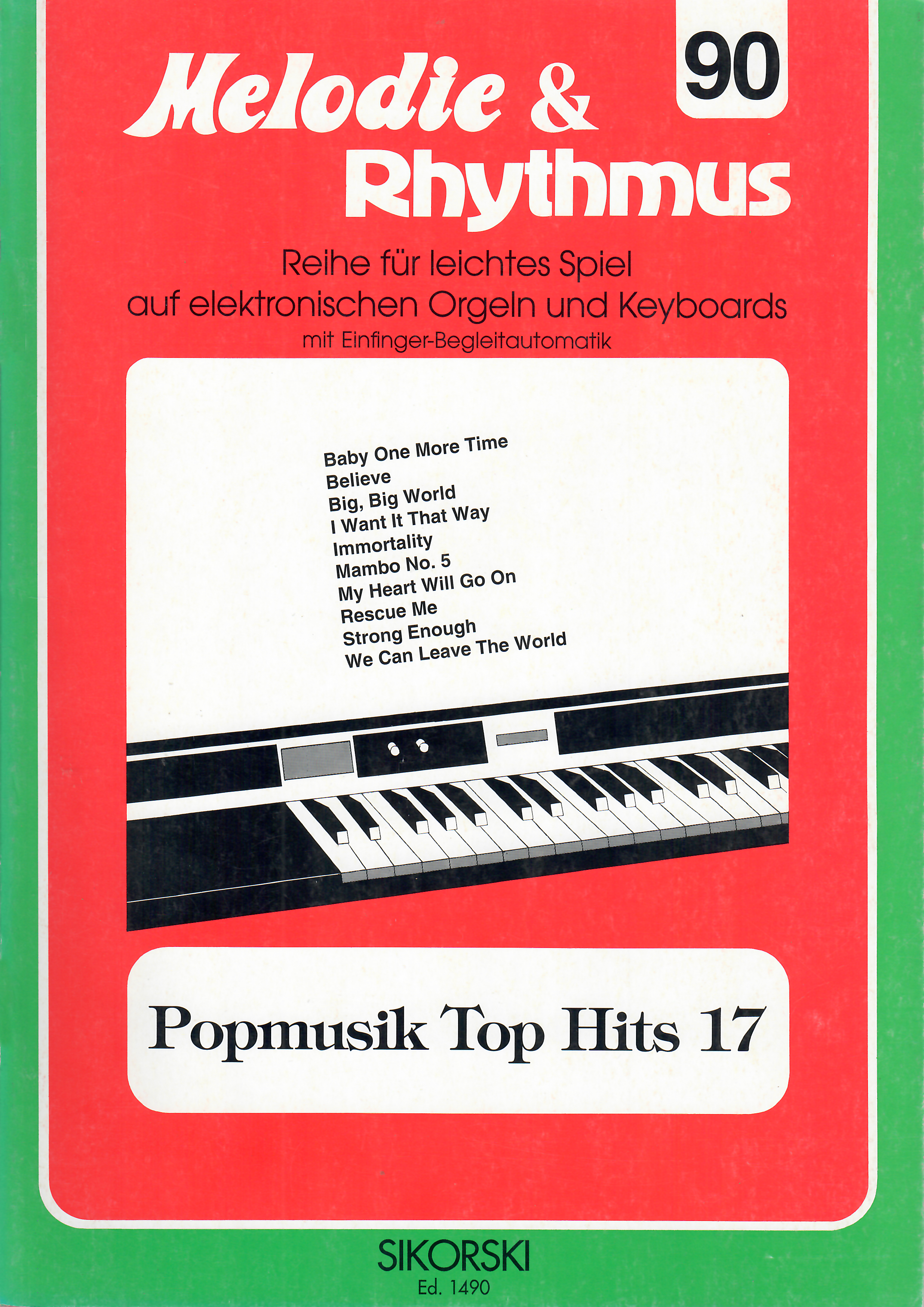 Melodie & Rhythmus Bd. 90 - Popmusik Top Hits 17