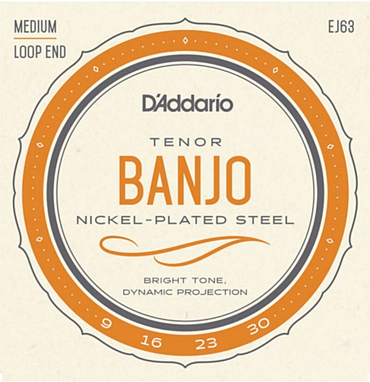 D'addario EJ63 Satz Saiten Tenor Banjo (4-saitig)