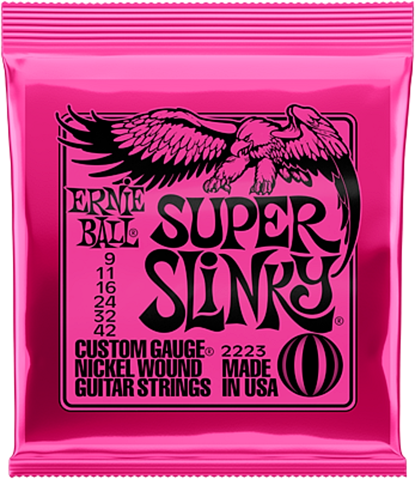 Satz Saiten Ernie Ball 2223 Super Slinky für E-Gitarre