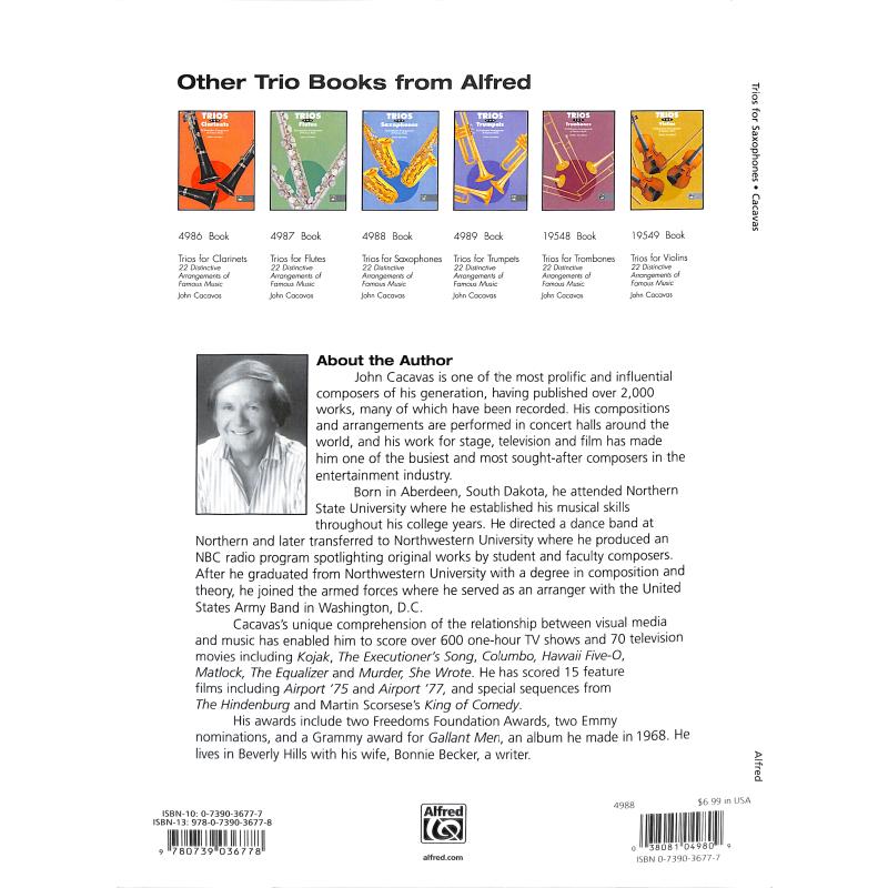 Trios For Saxophones 