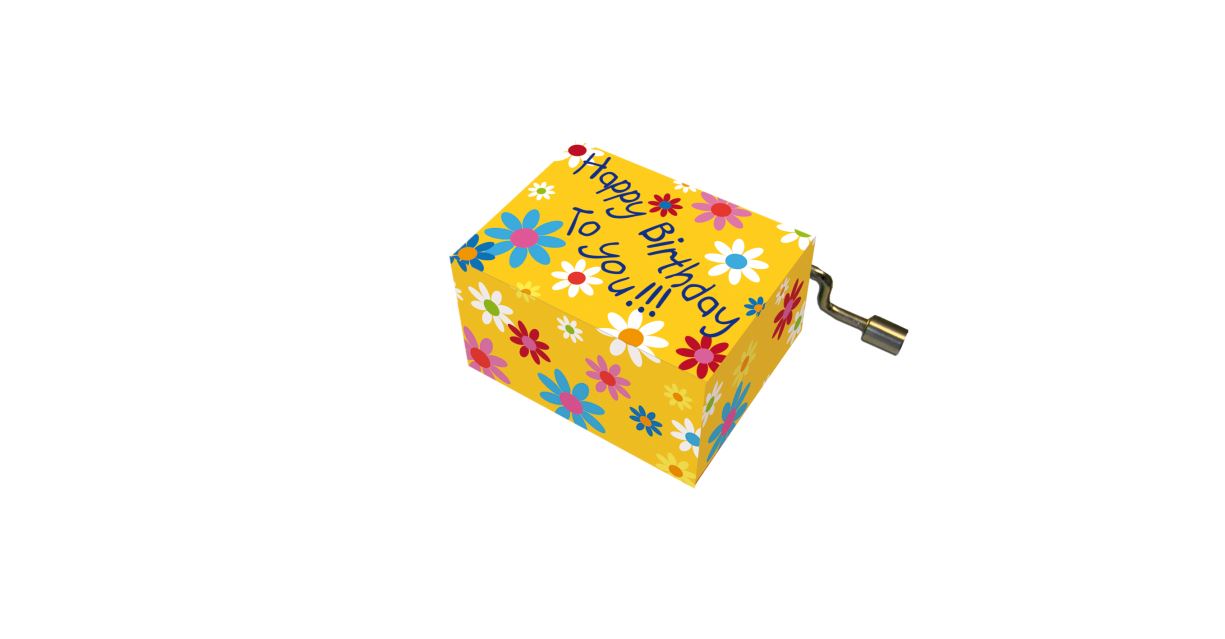 Spieluhr • verschiedene Lieder und Motive wählbar • 1 Stück