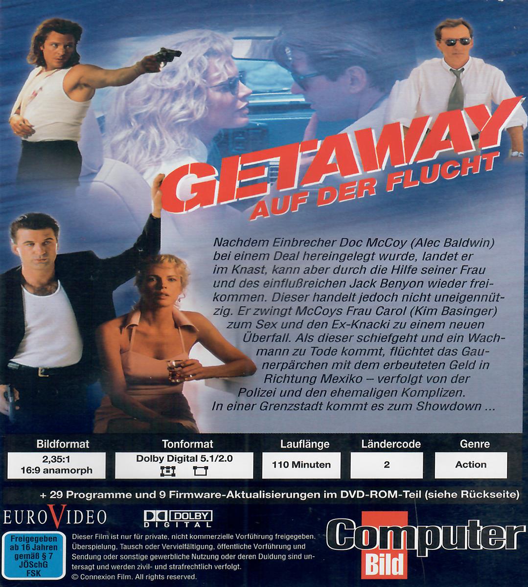 DVD Getaway - auf der Flucht (Computer Bild Fassung)
