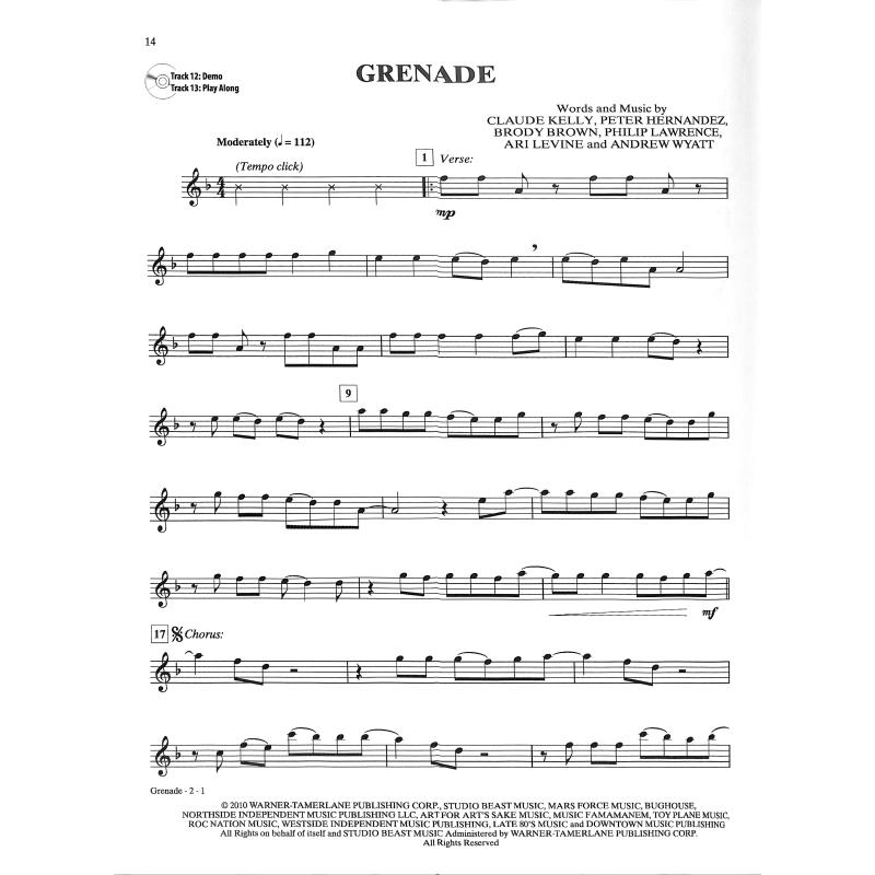Pop & Rock Hits Instrumental Solos für Altsax