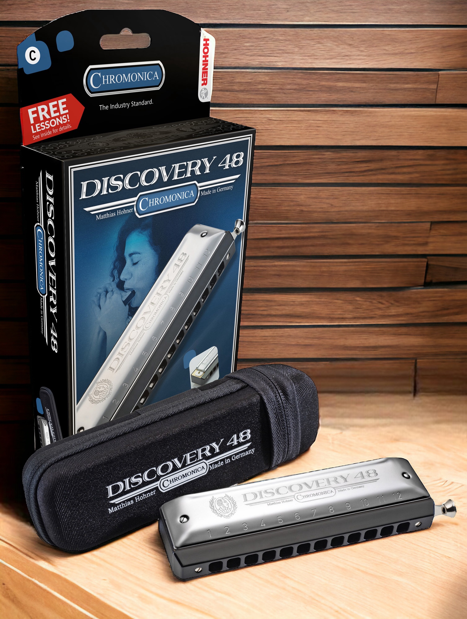 HOHNER Discovery 48 in C-Dur - Chromatische Mundharmonika