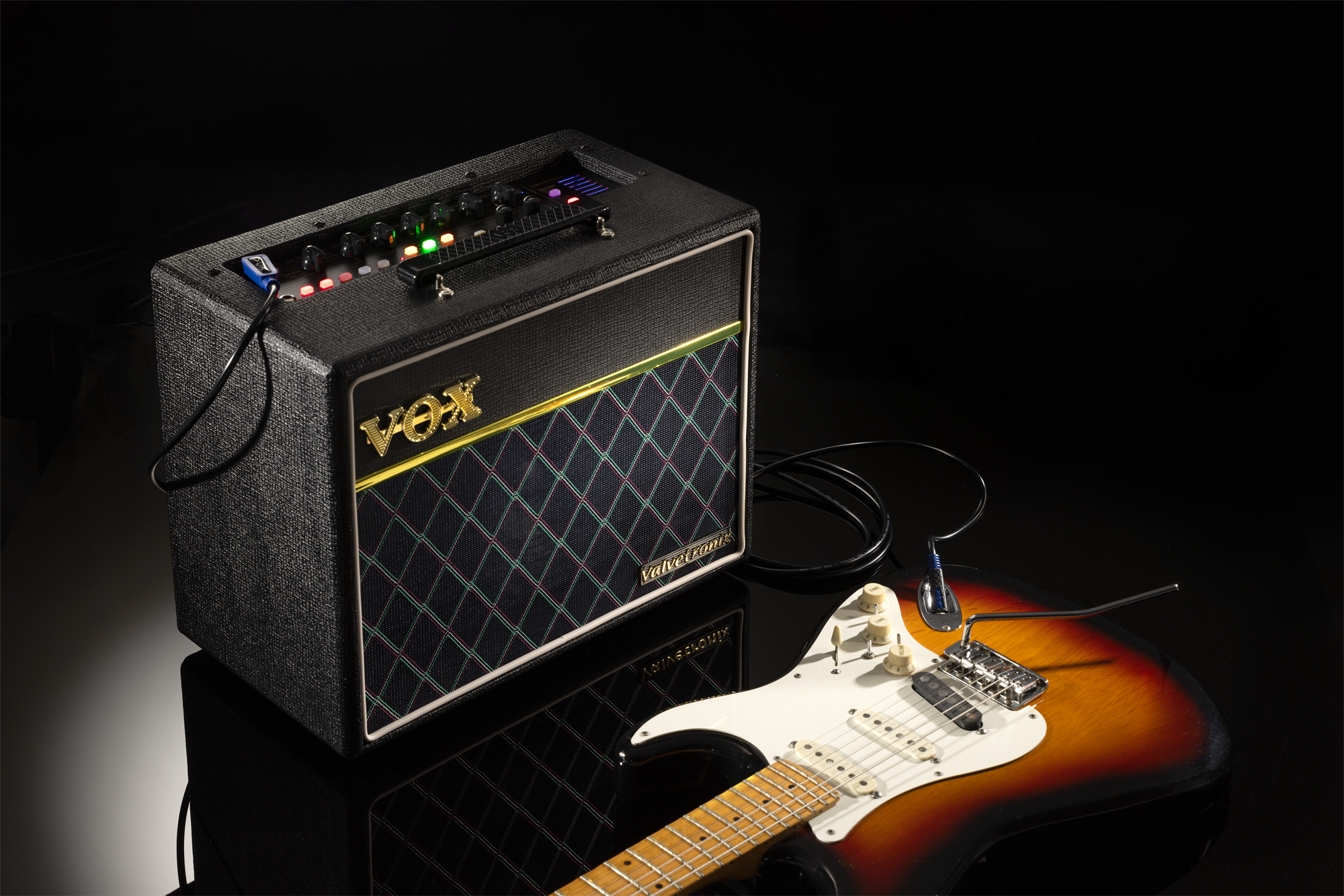 VOX VT20X Classic Blue  Modeling E-Gitarren Combo 20W