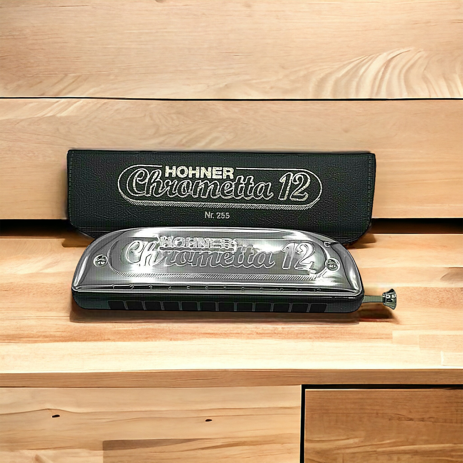 HOHNER Chrometta 12 - Chromatische Mundharmonika in C-Dur