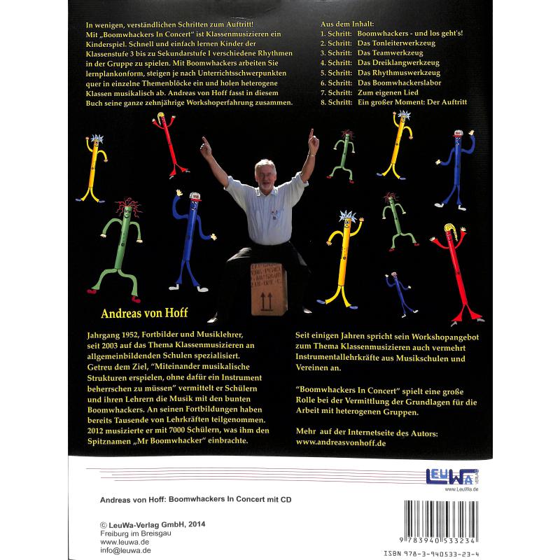 Boomwhackers in concert inkl. CD - A. von Hoff