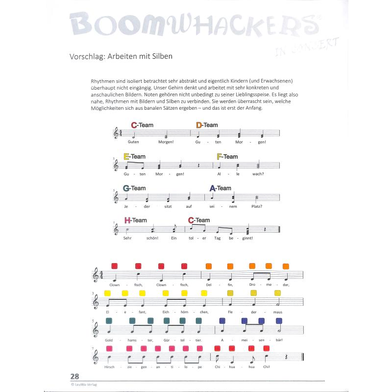 Boomwhackers in concert inkl. CD - A. von Hoff