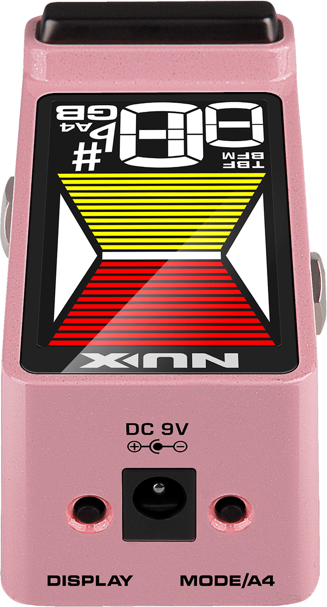 NUX FLOWTUNE 2 pink chromatisches Stimmgerät