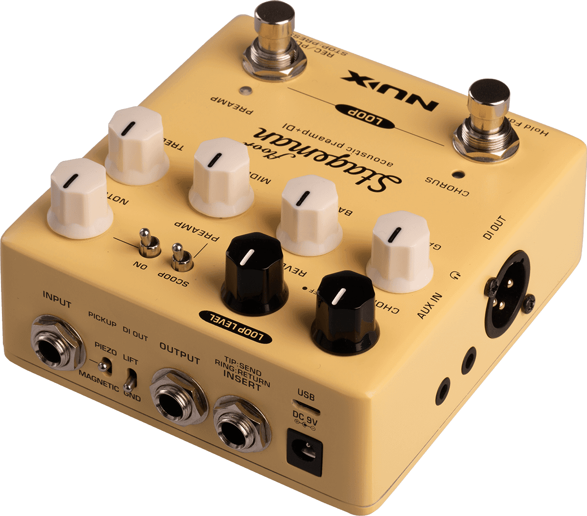 NUX NAP5 Stageman Floor Acoustic PreAmp + DI
