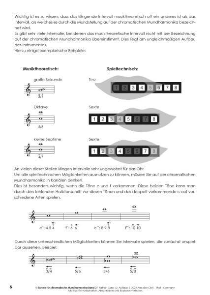 Schule für chromatische Mundharmonika Bd. 3 K. Gass inkl. Online Audios