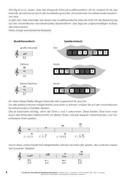 Schule für chromatische Mundharmonika Bd. 3 K. Gass inkl. Online Audios