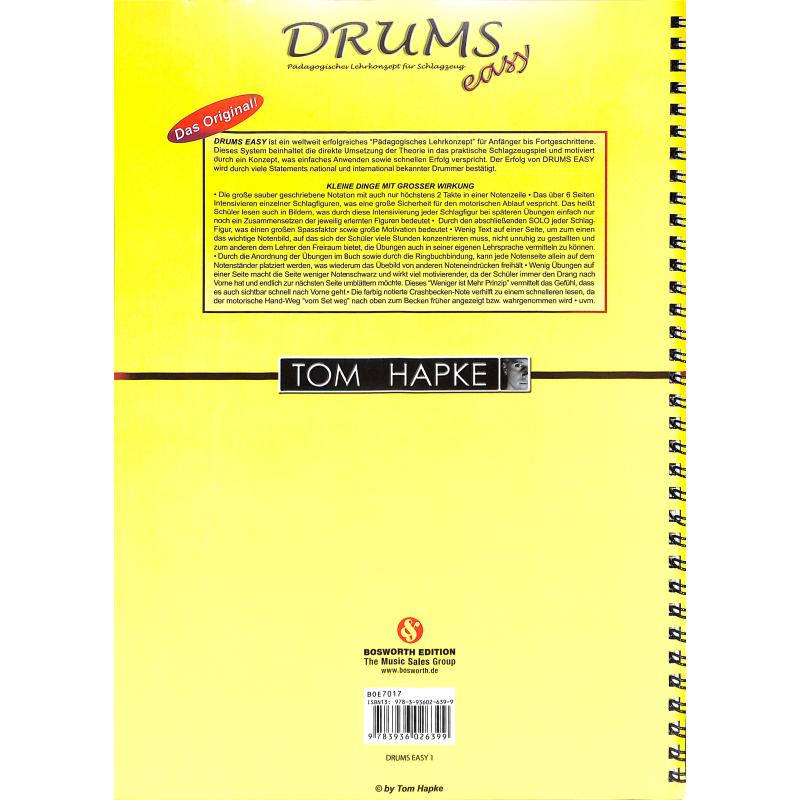 Drums Easy Bd.1, T. Hapke